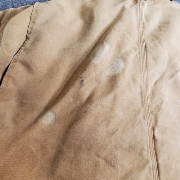 VINTAGE CARHARTT BRN ARCTIC QUILT LINED DUCK CANVAS BROWN JACKET SIZE XL - Picture 15 of 16
